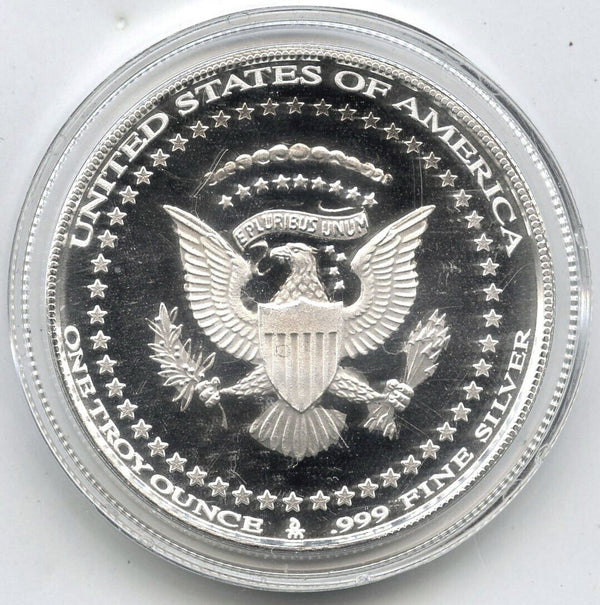 1942 Franklin Roosevelt FDR Art Medal 999 Silver 1 oz Round USA President - A640