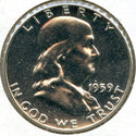 1959 Franklin Proof Silver Half Dollar - Philadelphia Mint - CC795