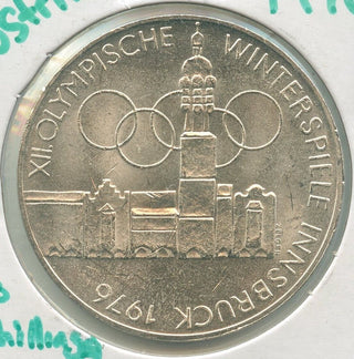 1976 Austria Winter Olympies Innsbruck Silver 100 Schillings-KR490