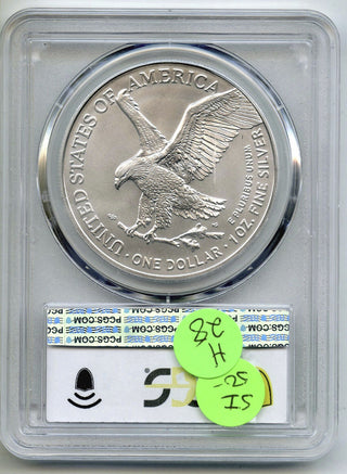 2023 American Eagle 1 oz Silver Dollar PCGS MS69 Certified Bullion - H28