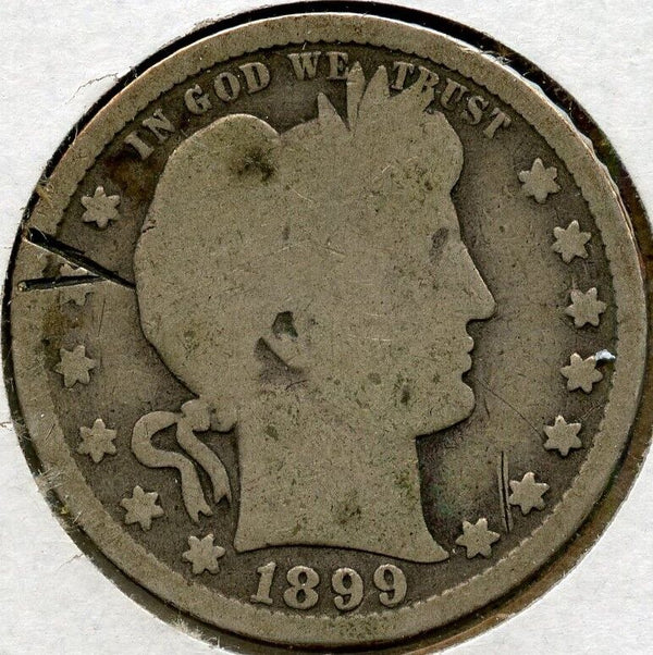 1899-S Barber Silver Quarter - San Francisco Mint - DM52