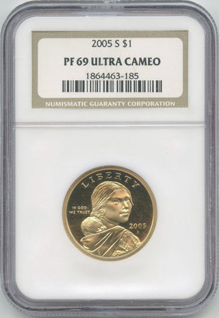 2005-S Sacagawea Native American Dollar NGC PF 69 Ultra Cameo Certified - DN677