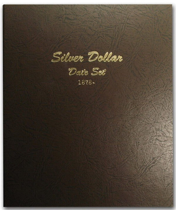 Dansco Album 7172 Silver Dollar Date Set 1878- 5 Pages -DM645