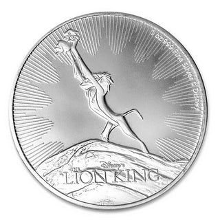 2020 Lion King Circle of Life 1 Oz 999 Fine Silver Niue $2 Coin BU Disney JM901