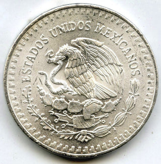 1982 Mexico 1 Onza 999 Silver Plata Pura Libertad Estados Unidos Mexicanos G914