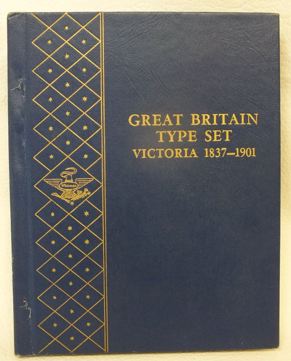 Whitman Used Coin Album Great Britain Victoria 1837-19011 9520 All Slides LH128