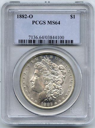 1882-O Morgan Silver Dollar PCGS MS64 Certified - New Orleans Mint - E508
