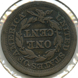 1852 Date Large Cent Penny  -DM231