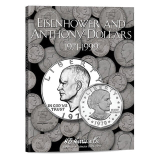 Coin Folder - Eisenhower & Anthony Dollars 1971 to 1999 Set - Harris Album 2699