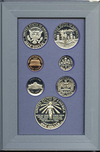 1986 Prestige Coin Set United States Mint OGP Case & COA Certificate - B495