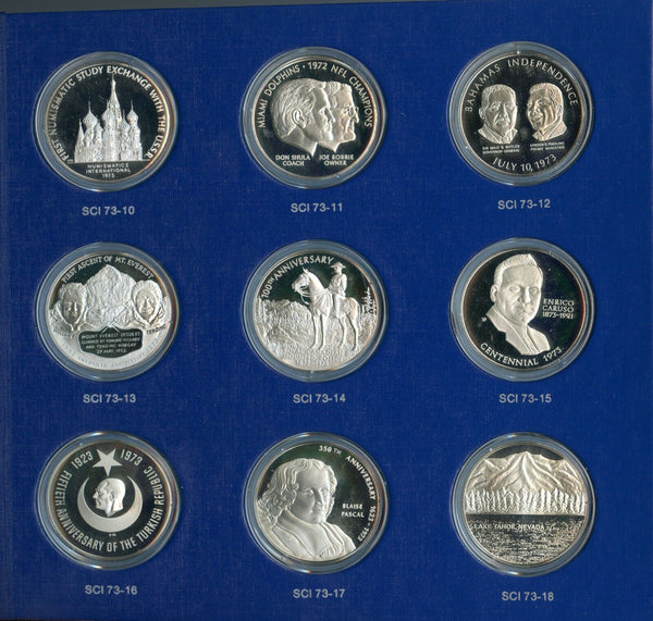 The Franklin Mint Special Commemorative Issues 1973 Sterling Silver Proof JN565