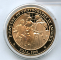 First Use of Photography in America 1839 Bronze Proof Medal Franklin Mint - JL65