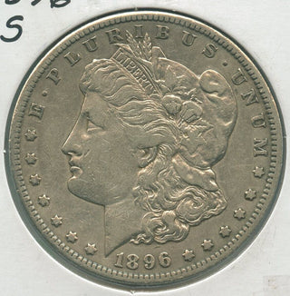 1896-S Morgan Silver Dollar $1 San Francisco Mint - ER382