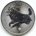 2018 Canada Wolf $5 Coin 9999 Silver 1 oz Predator Series Elizabeth II - A991