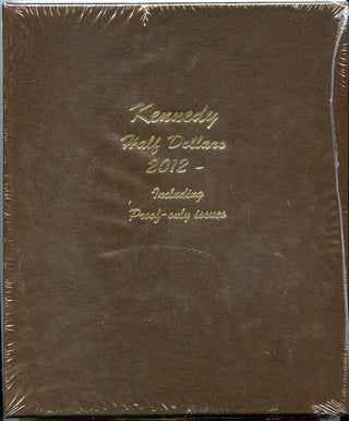 Dansco Album 8167 Kennedy Half Dollars 2012 - Set - 2-Pages Folder Halves DM655