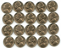 1966 Jefferson Nickels Uncirculated Coin Roll - Philadelphia Mint Lot - BX981