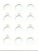 Kennedy Half Dollar 1985 - 1999 Set - Harris Album 2697 Coin Folder - Halves