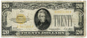 1928 $20 Gold Certificate - United States Currency Note - A694