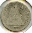 1877-CC Seated Liberty Silver Dime - Carson City Mint - G831