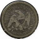 1853 Seated Liberty Silver Quarter - Arrows + Rays - Philadelphia Mint - A977