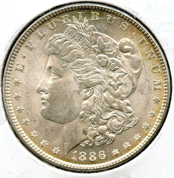 1886 Morgan Silver Dollar - Philadelphia Mint - Uncirculated - CA385