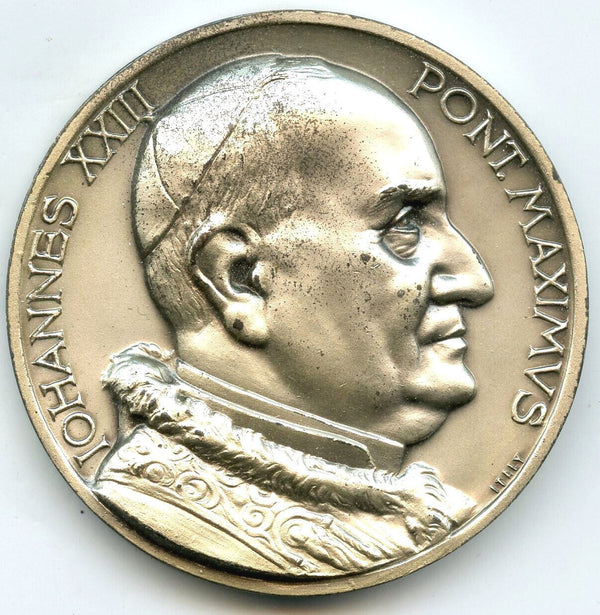 Pope John XXIII Johannes Religious Medal Round San Martino Vatican Saint - CC850