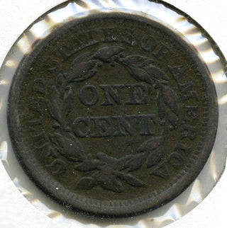 1856 Braided Hair Large Cent Penny - C43