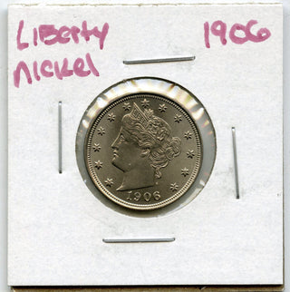 1906 Liberty V Nickel 5 Cent Coin- Five Cents - DM866