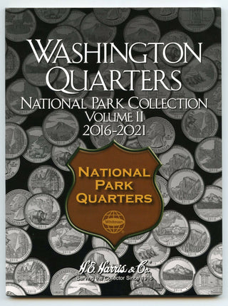 National Park Quarters 2016 - 2021 Set ATB Harris Album 2881 Vol 2 Coin Folder