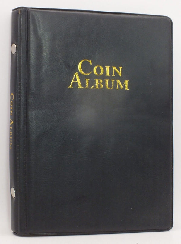 Whitman Coin Album 2 x 2 Storage Fits 60 coins Black Book 10 Pages - DM670