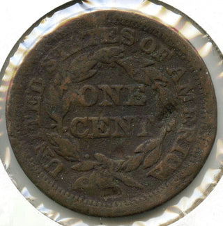 1849 Braided Hair Large Cent Penny - Cull Coin - C215