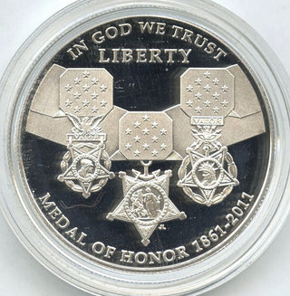 2011 Medal of Honor Proof Silver Dollar US Mint MOH3 Commemorative Coin - G971