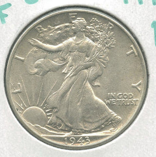 1943 P Silver Walking Liberty Half Dollar 50C Philadelphia Mint -ER27