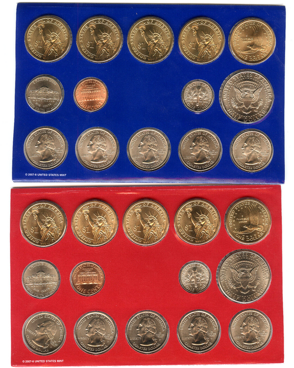 2008 United States Uncirculated US Mint Coin Set - OGP Philadelphia & Denver