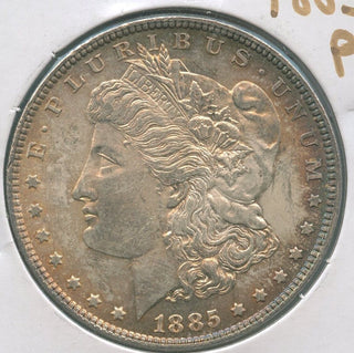 1885-P  Toned Morgan Silver Dollar $1 Philadelphia Mint - ER359