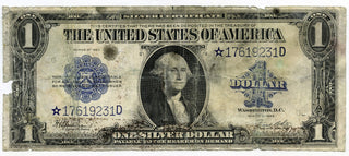 1923 $1 Silver Certificate - Large Size Currency STAR Note - One Dollar - B500