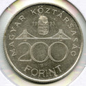1993 Hungary Silver Coin 200 Forint - Magyar Nemzeti Bank - G397