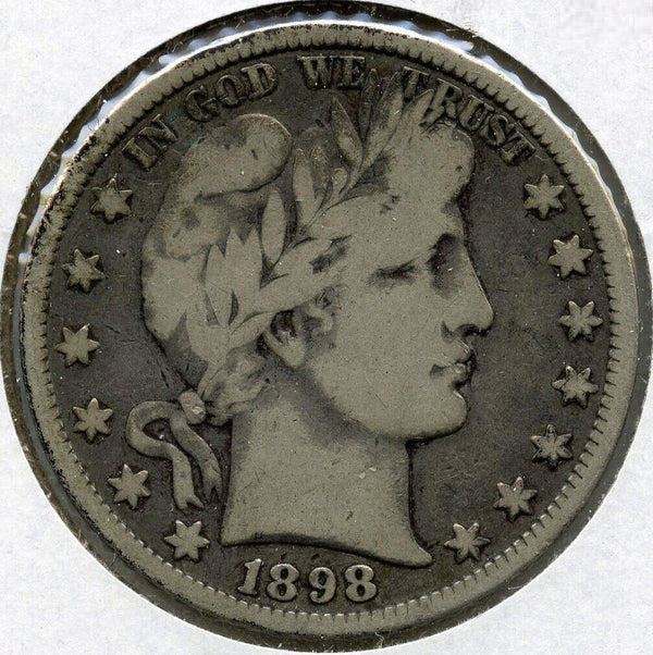 1898-O Barber Silver Half Dollar - New Orleans Mint - A685