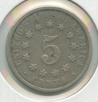 1870-P Shield Nickel 5c Philadelphia Mint  - KR292