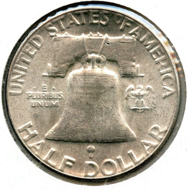 1954 Franklin Silver Half Dollar - Philadelphia Mint - CA654