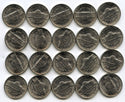 1989 Jefferson Nickels 40-Coin Roll - Philadelphia Mint - Uncirculated - B414