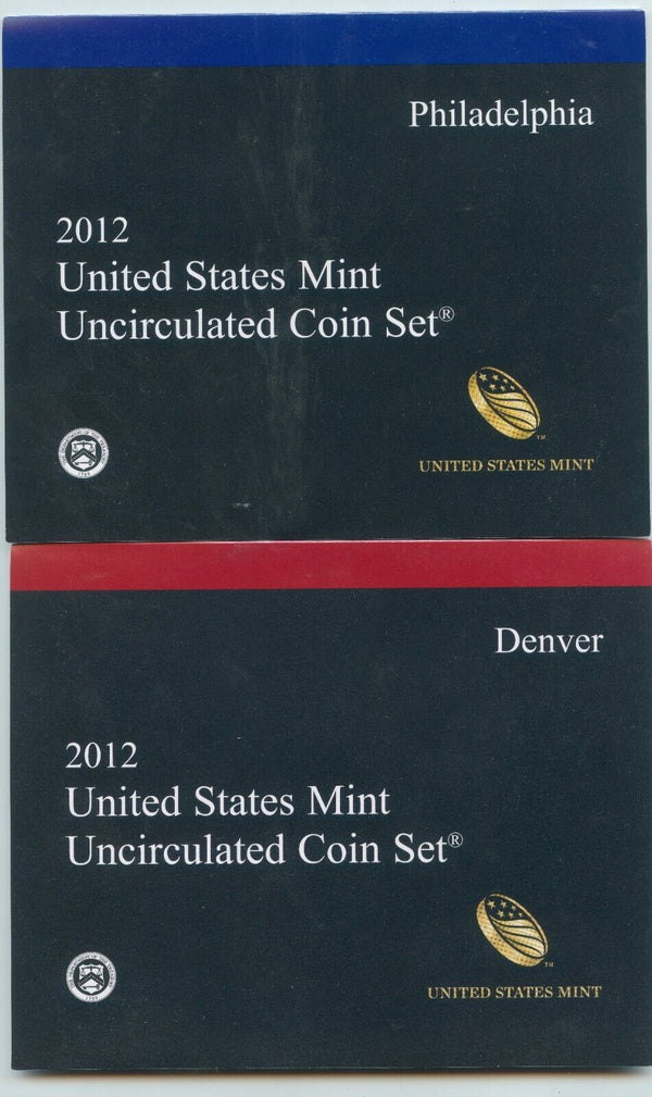 2012-P & D US Uncirculated Mint Set 28 Coin Set United States Philadelphia