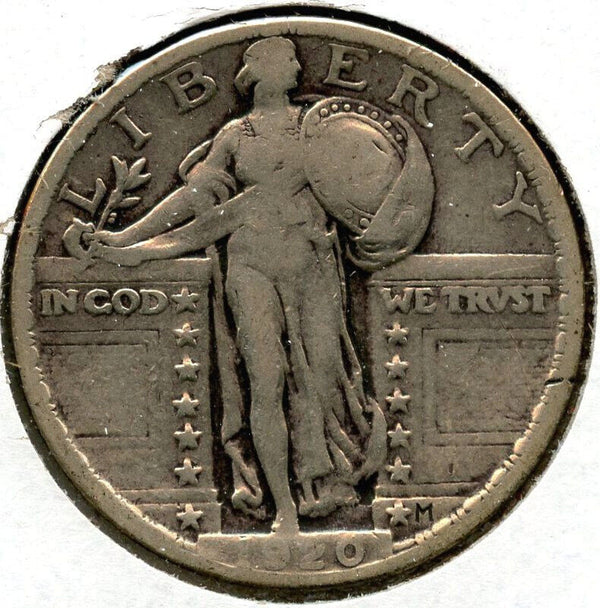 1920 Standing Liberty Silver Quarter - Philadelphia Mint - A181