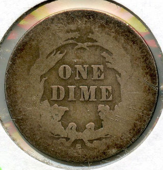 1877-S Seated Liberty Silver Dime - San Francisco Mint - BT341