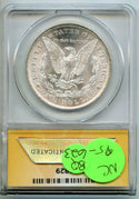 1885-O Morgan Silver Dollar ANACS MS63 Certified $1 New Orleans Mint - BQ623