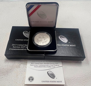 2015 US Marshals Service 225th Anniversary Silver Commemorative Dollar - KR559