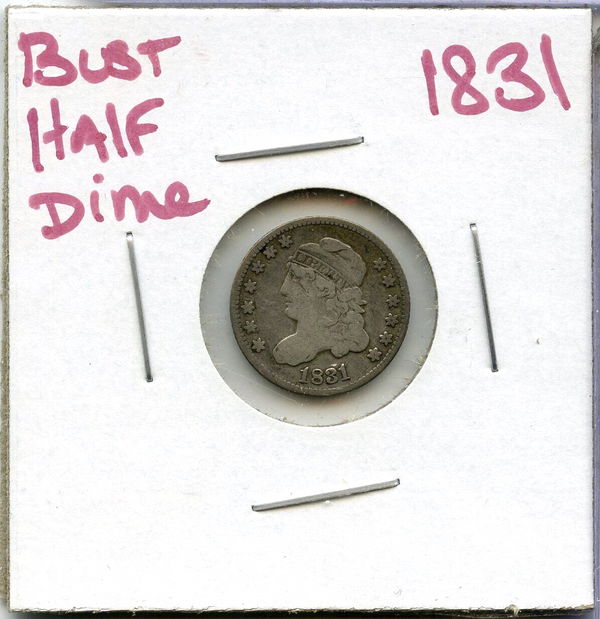 1831 Capped Bust Silver Half Dime -DM535