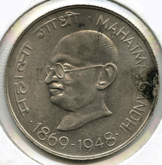 1948 India Mahatma Gandhi Silver Coin - 10 Rupees - C612