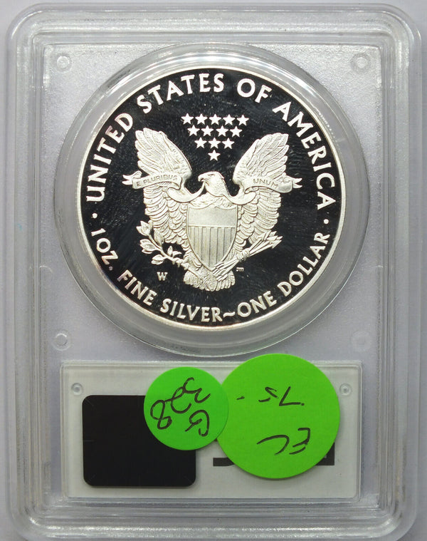 2014-W American Eagle 1 oz Proof Silver Dollar PCGS PR69 DCAM West Point - G328