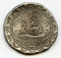 1622 Atocha 8 Reales Shipwreck Silver .999 Pure Cob Antiqued Daniel Carr - JP155